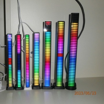 Taśma LED RGB bloczek 3D dwustronny w takt muzyki