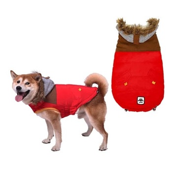 Ubranko dla psów, ocieplające XL - czerwone