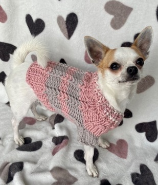Sweterek dla psa Handmade ciepły! Zimowy