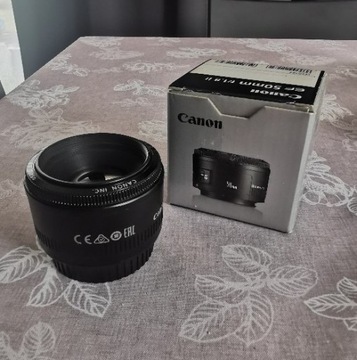 Obiektyw Canon 50mm