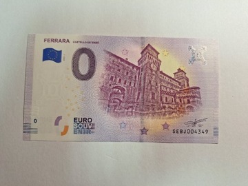 Banknot 0 Euro Ferrara - Włochy 2019r