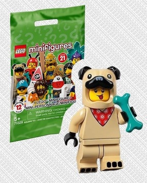 LEGO Minifigures S21 71029 Kostium Psa B/N