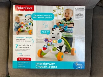 Fisher-Price Interaktywny Chodzik Zebra