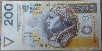 Banknot 200zł rok 1994