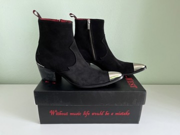 R. 42 Jeffrey West SIXX ZIP METAL TOE BOOT Unisex