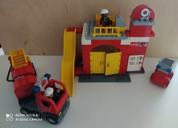 Lego duplo remiza strażacka tir strażacki