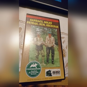 Sztuka wędkowania-film VHS-tanio