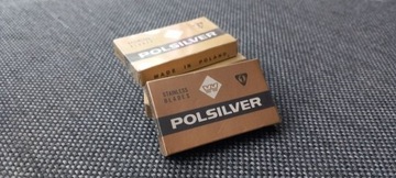 PRL Żyletki Polsilver, nowe, zafoliowane, op. 10 s