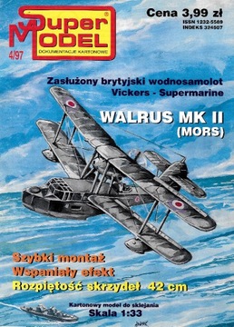 Super Model WALRUS MK II MORS model 1:33