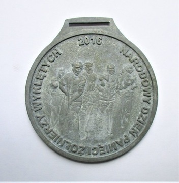 Medal IV bieg pamięci Żołnierzy wyklętych 2016