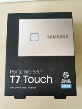 Dysk zewnętrzny SSD Samsung Portable SSD T7 Touch 500GB MU-PC500S