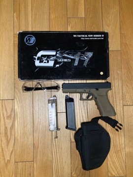 Zestaw ASG Glock-17 kabura okulary pistolet