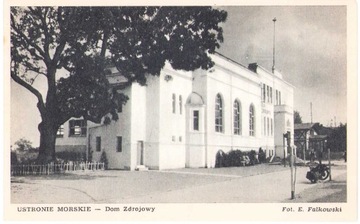 USTRONIE MORSKIE- Dom Zdrojowy-1950 STAN!