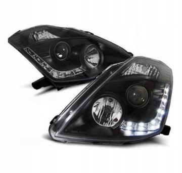 Lampy Nissan 350z czarne LED