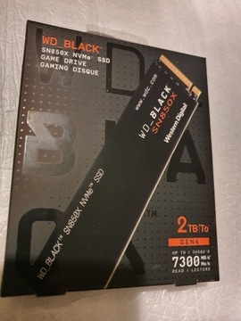 Dysk SSD NVMe WD Black SN850X 2TB