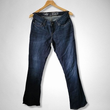 Jeansy Levi's skinny bootcut granatowe W30 L34