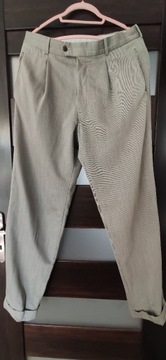 Hugo Boss spodnie r. 52 szare melanż