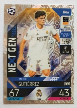 TOPPS Match Attax 2022/23 Next Gen 394 Gutierrez