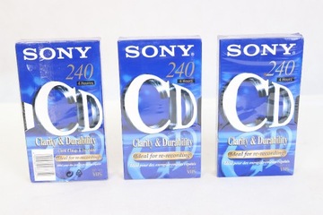 Kaseta VHS Sony CD 240 nowa