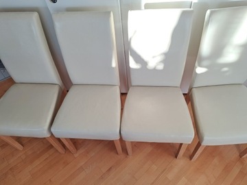 Krzesła tapicerowane 4 szt 