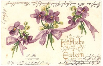 WESOŁEGO ALLELUJA- 1905 Fröhliche Ostern-Tłoczona