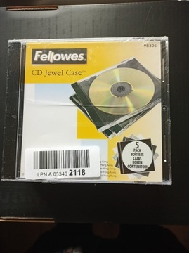 PAKIET 5 ETUI NA PŁYTY CD