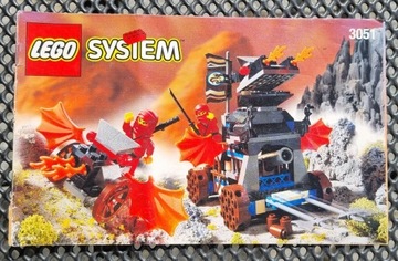 LEGO Ninja  3051 Smoczy Wagon komplet + instrukcja 