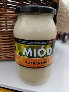 Miód Rzepakowy 2023 - 1,,2kg