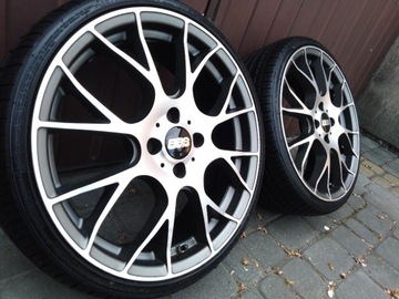 Felgi Germany BBS 17" 4x100 opony 185/35 VW, Opel