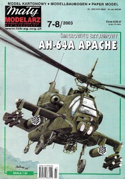 Mały Modelarz 7-8 2003 AH-64 APACHE Rozcięty !