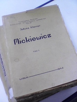 KLEINER - MICKIEWICZ / 3 VOL. 1948