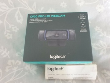 Kamerka internetowa Full HD Logitech C920