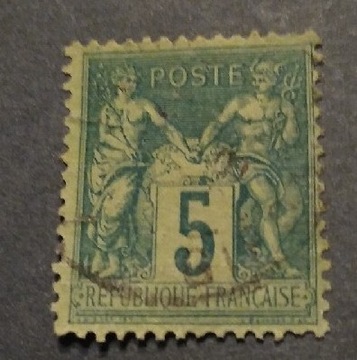 Znaczek pocztowy francja