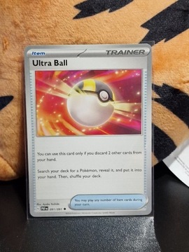 Ultra Ball (PAF 091) Paldean Fates Karta Pokemon 