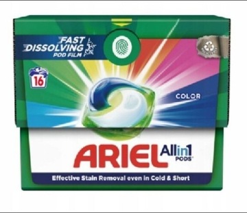Ariel Allin1 Pods Color kapsułki do prania 16 szt.