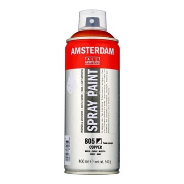 Amsterdam Farba W Sprayu 400 ml Miedziany 805