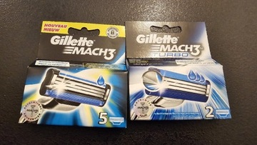 Gillette Mach3 wkład/wkłady/zapas 7szt