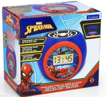 Marvel Spiderman zegarek elektorniczny projektor