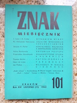 Znak miesięcznik nr 101 Dynamizm wiary