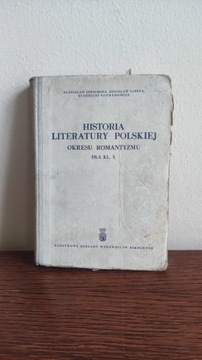 historia literatury polskiej okresu romantyzmu dla