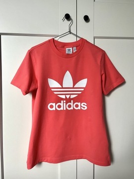 Koszulka t-shirt Adidas koralowy roz. 36/ S