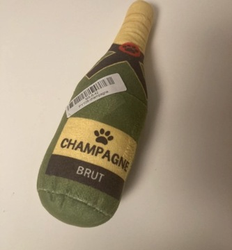 Zabawka dla psa w kształcie butelki szampana