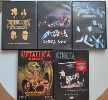 Metallica - kolekcja płyt DVD