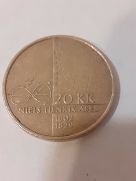 Norwegia 20 koron 2002