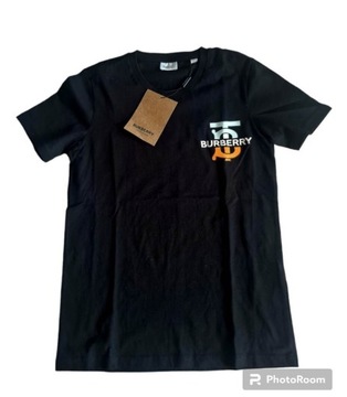 T-shirt/bluzka czarna Burberry r. M