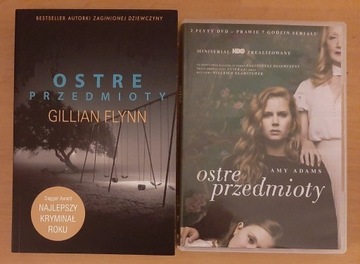 GILLIAN FLYNN Ostre przedmioty KSIĄŻKA + DVD