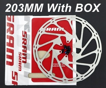 2 NOWE Tarcze hamulcowe SRAM 203 mm + śruby BOX