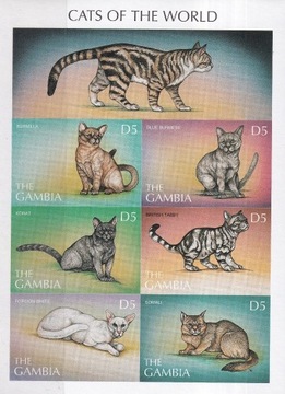 Gambia 1997 cena 14,90 zł kat.8€ - fauna