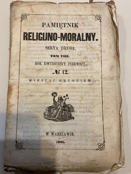 Pamiętnik Religijno-Moralny, 1861, Serya druga