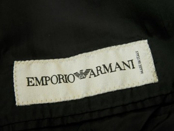 Emporio Armani włoska dwurzędowa marynarka blezer